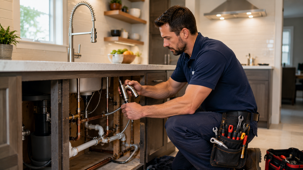 Kitchen Plumbing Upgrade for a Westchase Family Kitchen