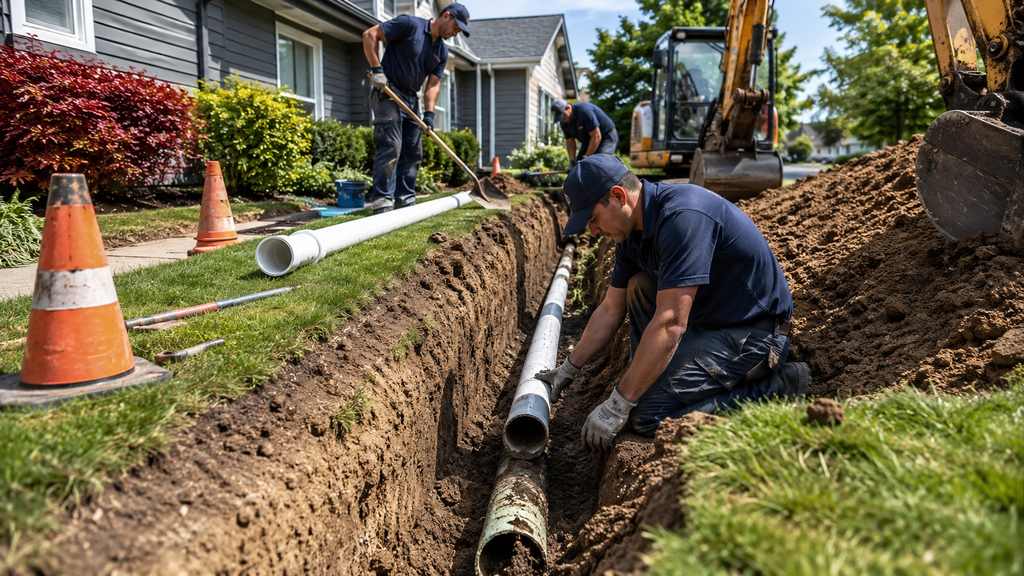 Sewer Line Replacement for a Davis Islands Waterfront Home